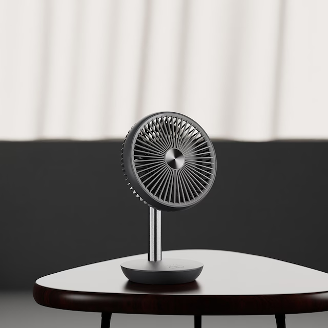 저소음 탁상용 선풍기 미니 무선 소형 좌우회전