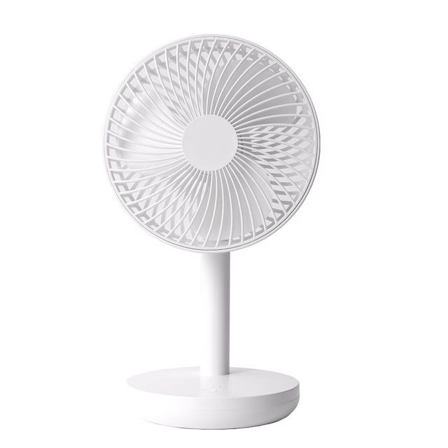 탁상형 무선 선풍기 화이트