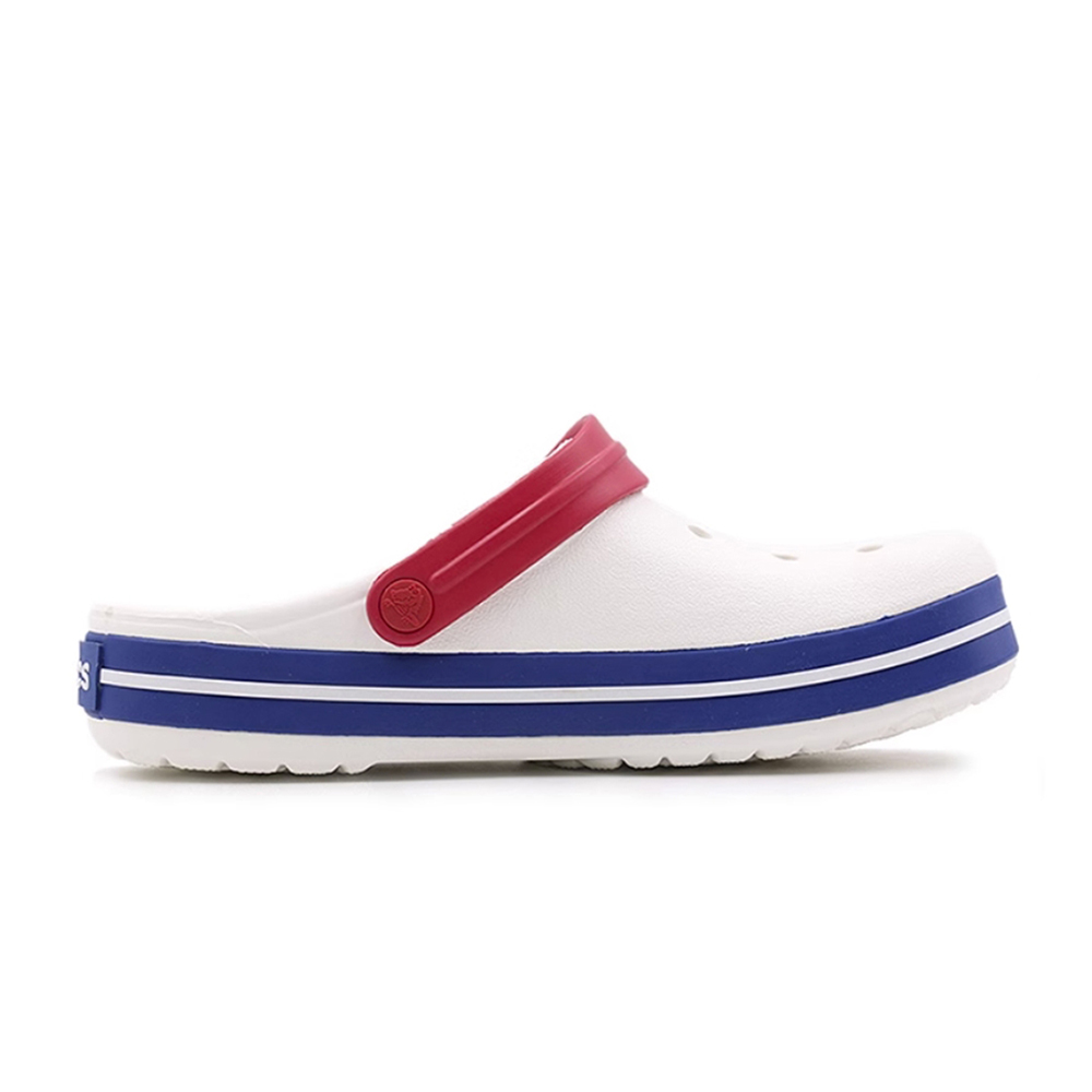 [CROCS] 크록스 크록밴드 클로그 화이트 11016-11I 화이트 블루진