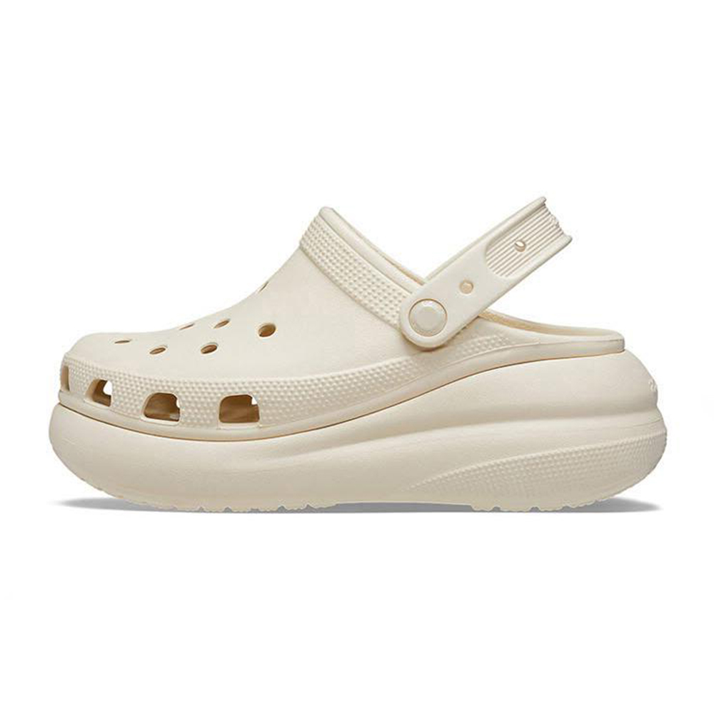 [CROCS] 크록스 클래식 크러쉬 클로그 플랫폼 슬리퍼 샌들 본화이트 207521-2Y2