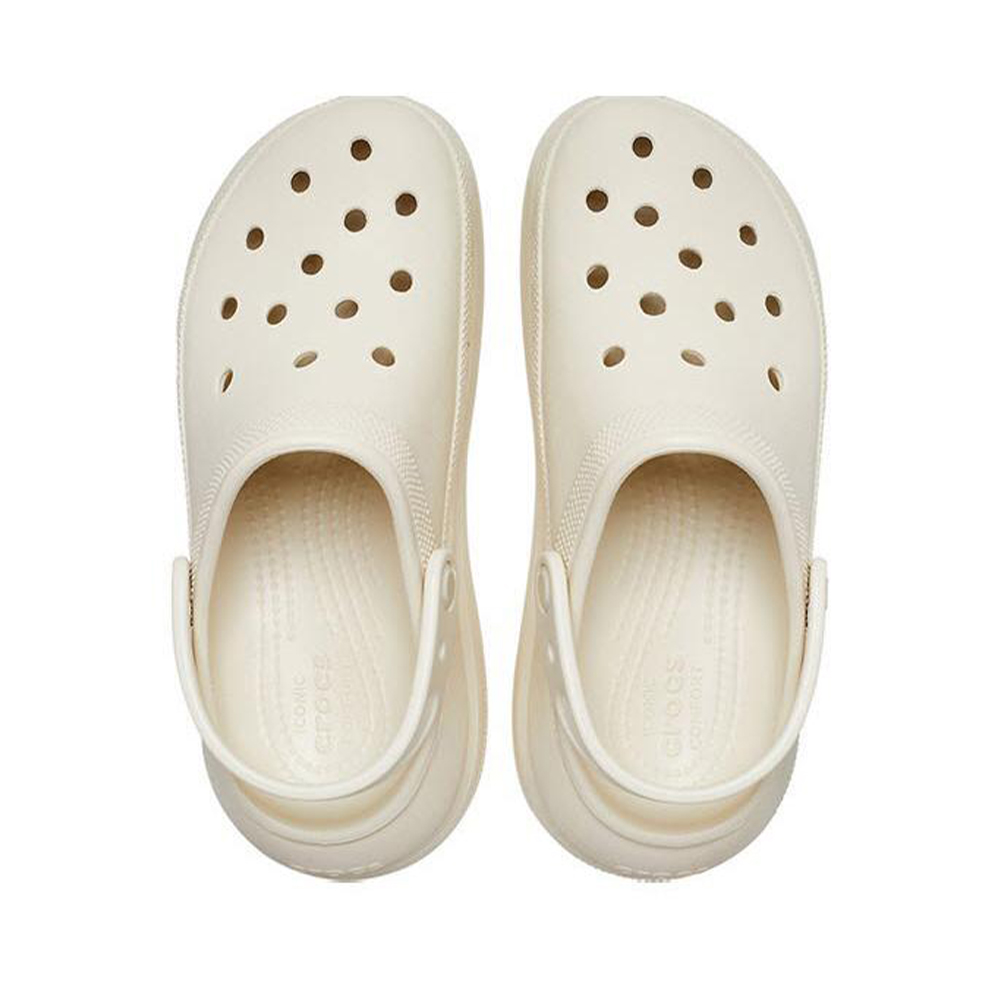 [CROCS] 크록스 클래식 크러쉬 클로그 플랫폼 슬리퍼 샌들 본화이트 207521-2Y2