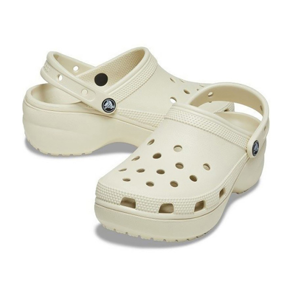 [CROCS] 크록스 클래식 플랫폼 클로그 슬리퍼 샌들 본화이트 206750-2Y2