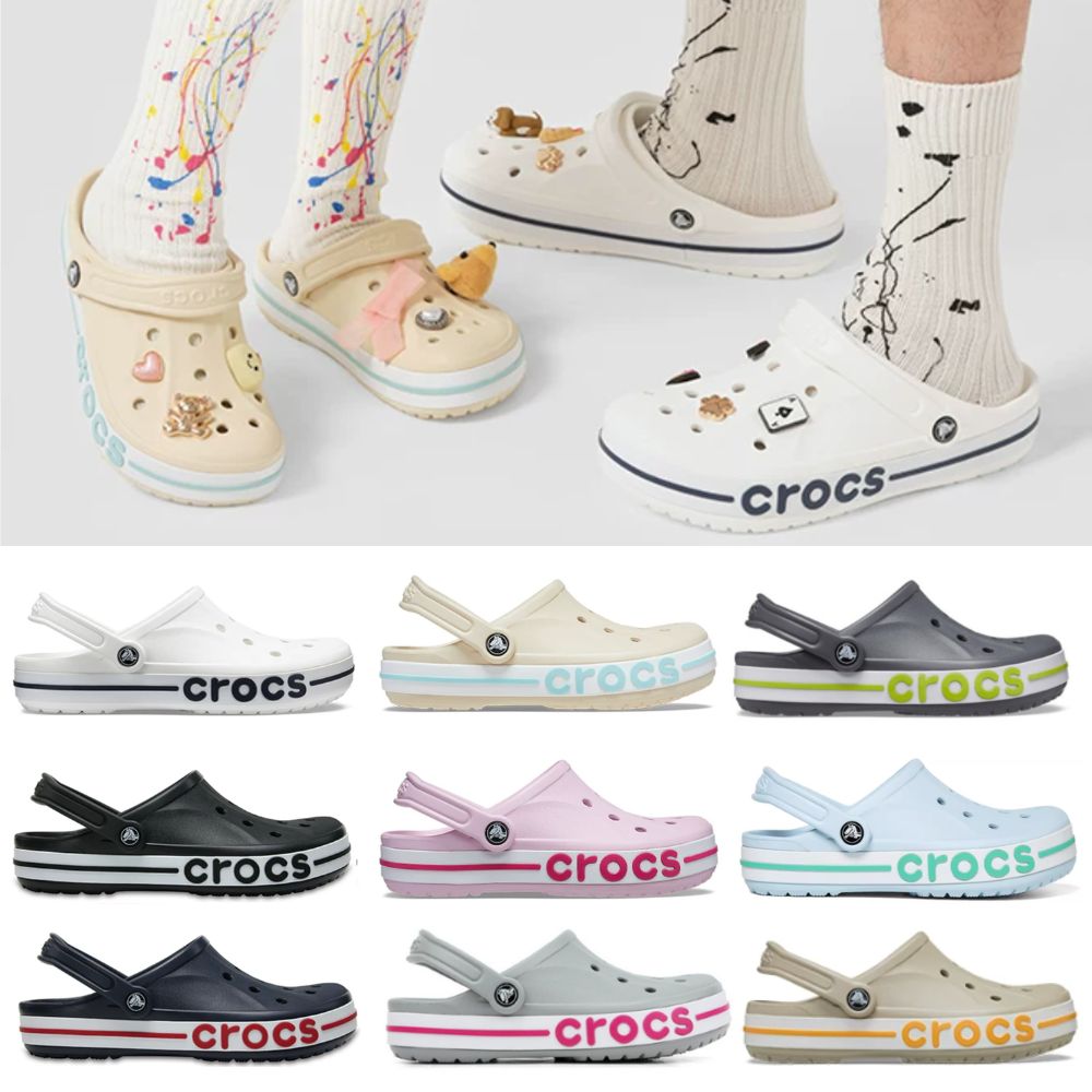 [CROCS] 크록스 슬리퍼 클래식 바야밴드 클로그 205089시리즈 9컬러 라인업/화이트/블랙/네이비