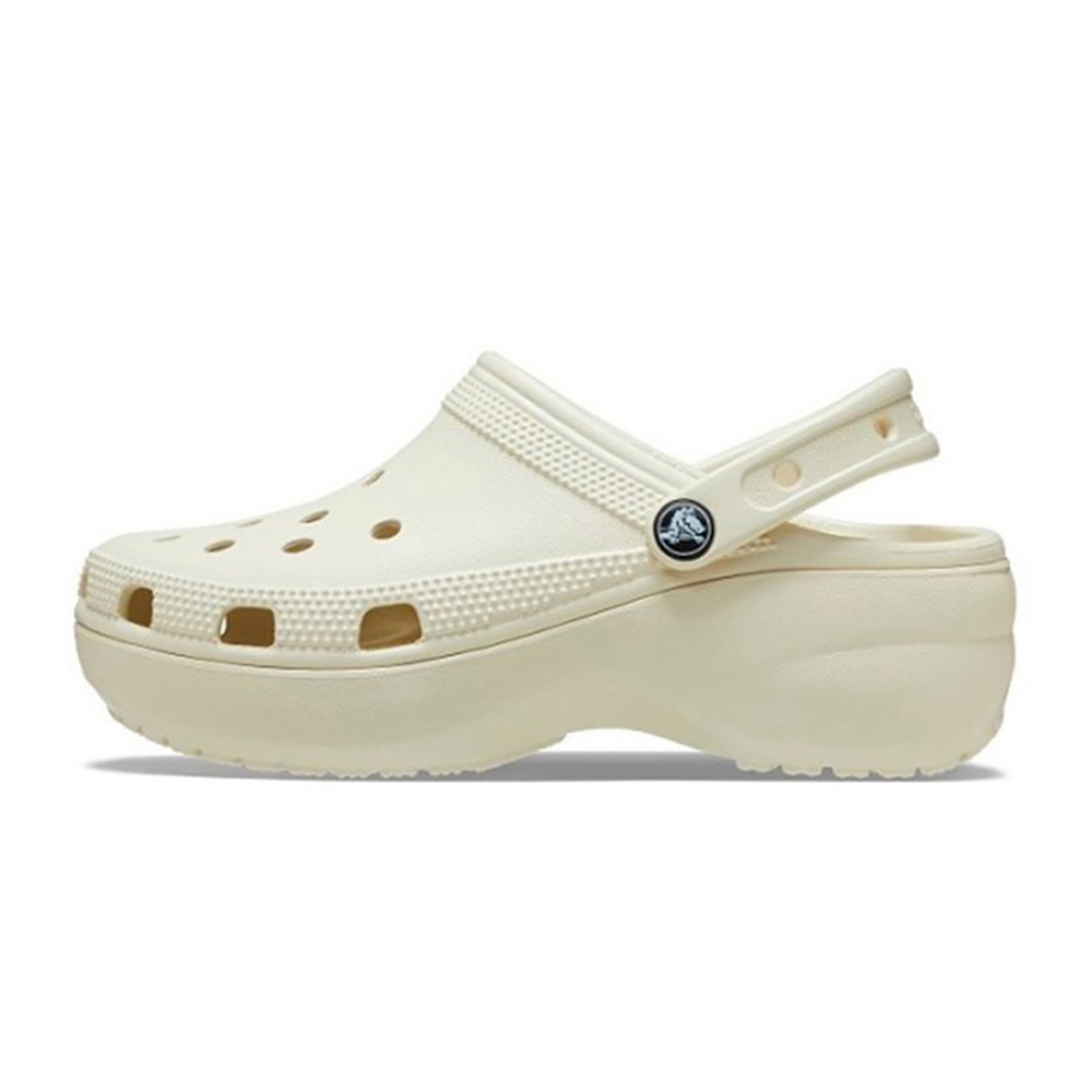 [CROCS] 크록스 클래식 플랫폼 클로그 슬리퍼 샌들 본화이트 206750-2Y2