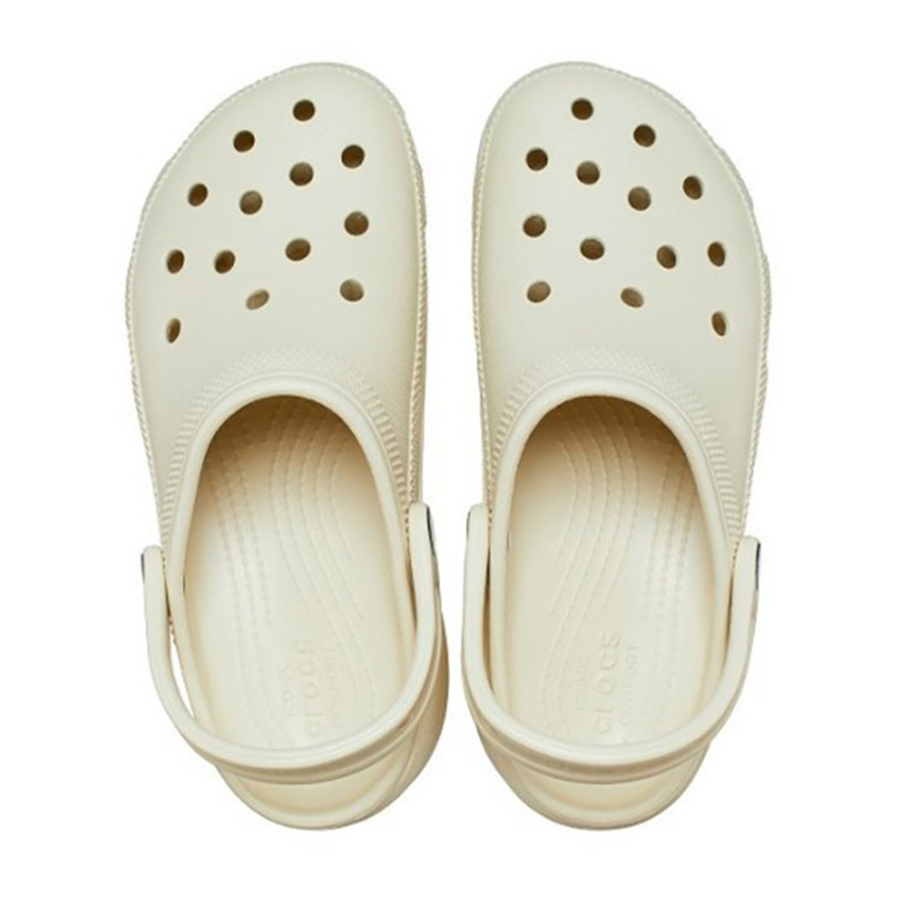 [CROCS] 크록스 클래식 플랫폼 클로그 슬리퍼 샌들 본화이트 206750-2Y2
