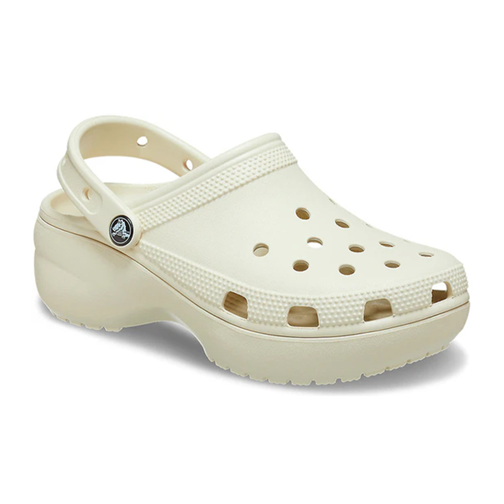 [CROCS] 크록스 클래식 플랫폼 클로그 슬리퍼 샌들 본화이트 206750-2Y2