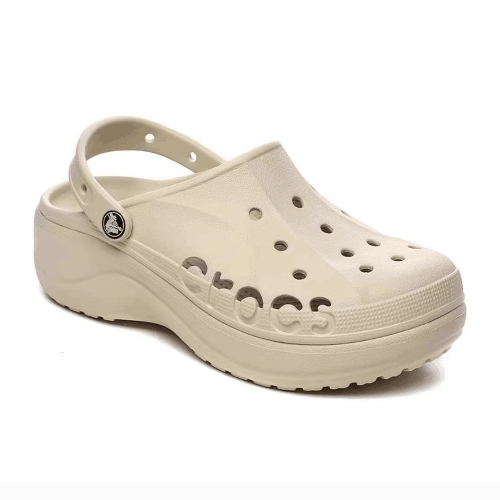 [CROCS] 크록스 바야 플랫폼 클로그 윈터화이트 208186-11S