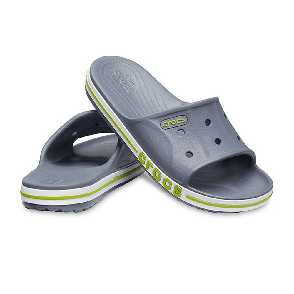 [CROCS] 크록스 바야밴드 슬라이드 205392-0A3 차콜 볼트그린