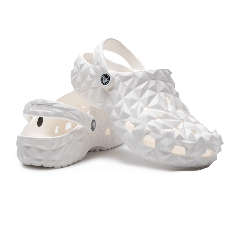 [CROCS] 크록스 공용 클래식 지오메트릭 클로그 화이트 209563-100
